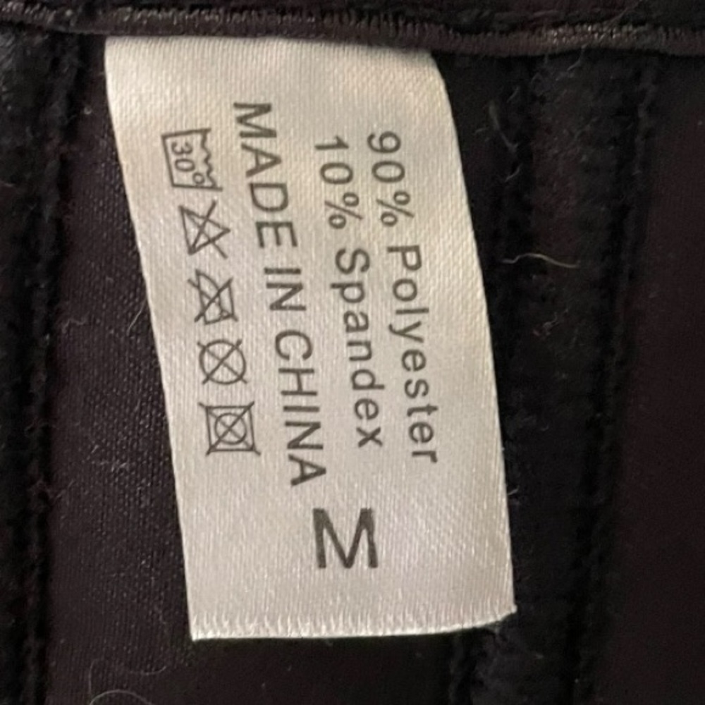 Sexy Gold with Black Lace Bone Hook & Eye Lace Up Corset Size M goth medieval - Picture 6 of 6